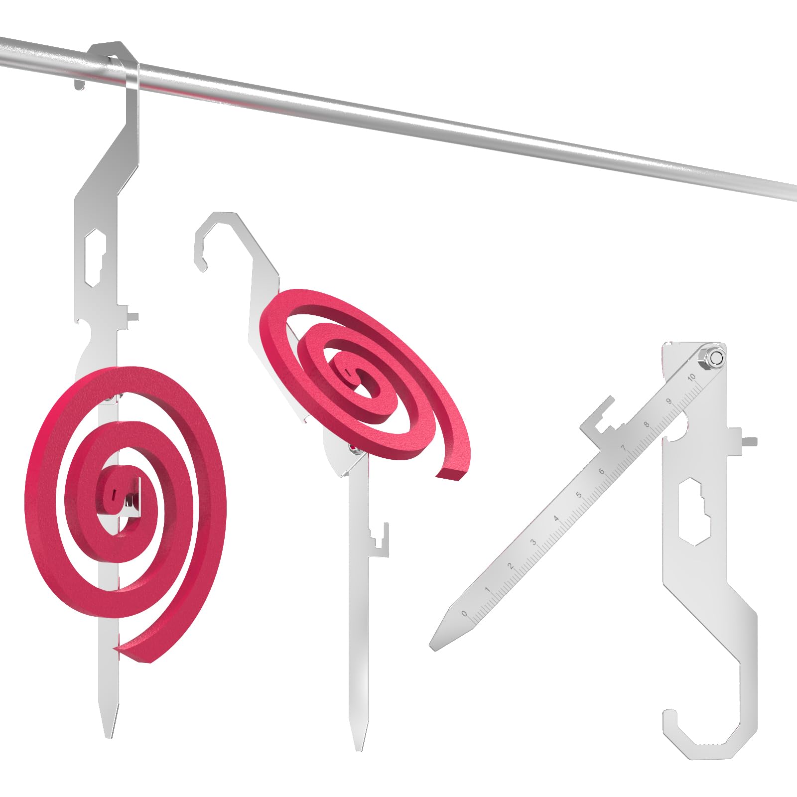 Amazon.co.jp: 2本セット 蚊取り線香ホルダー 蚊取り線香立て